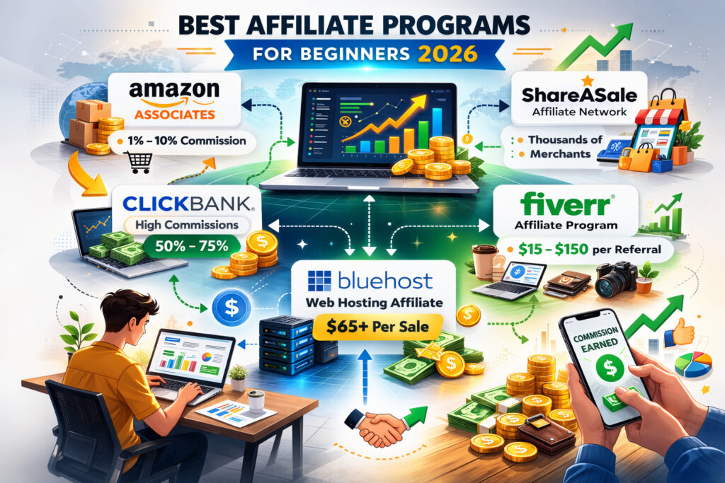 Best affiliate programs for beginners 2026