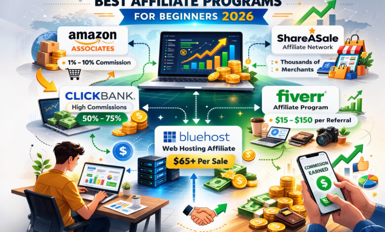Best affiliate programs for beginners 2026
