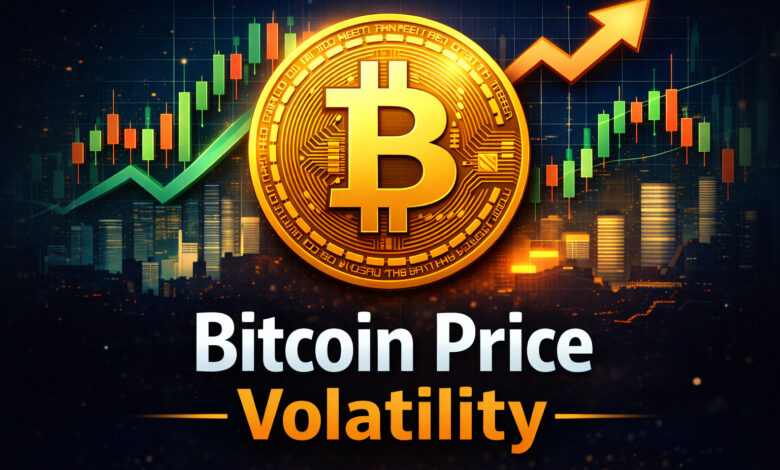 Bitcoin price volatility
