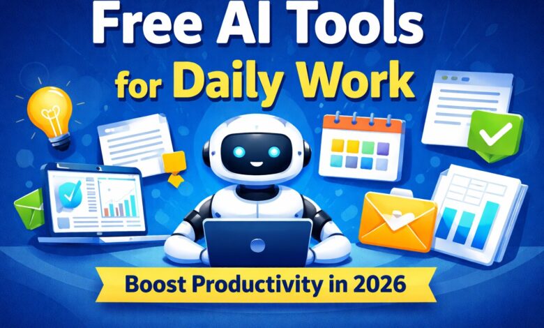 Free AI tools for daily work
