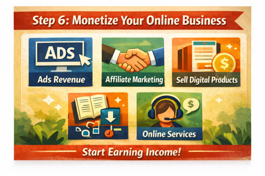 Monetize your business online