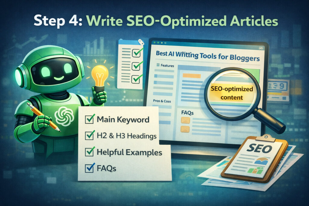 Writing SEO-Optimized Articles Process