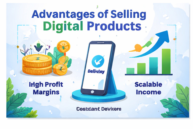 avantage for selling digital products